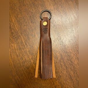 Go Forth Goods Whisky Bison Tassel Keychain